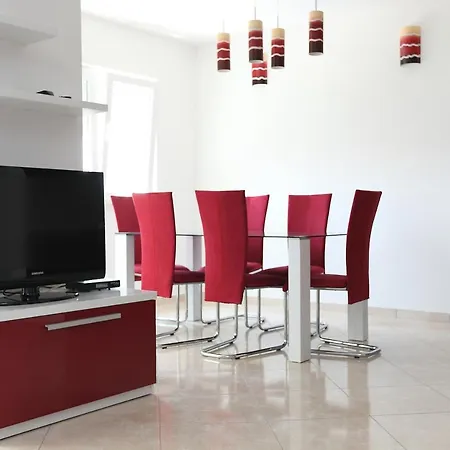 Seaside With A Swimming Pool Okrug Gornji, Ciovo - 5959 Διαμέρισμα Τρογκίρ